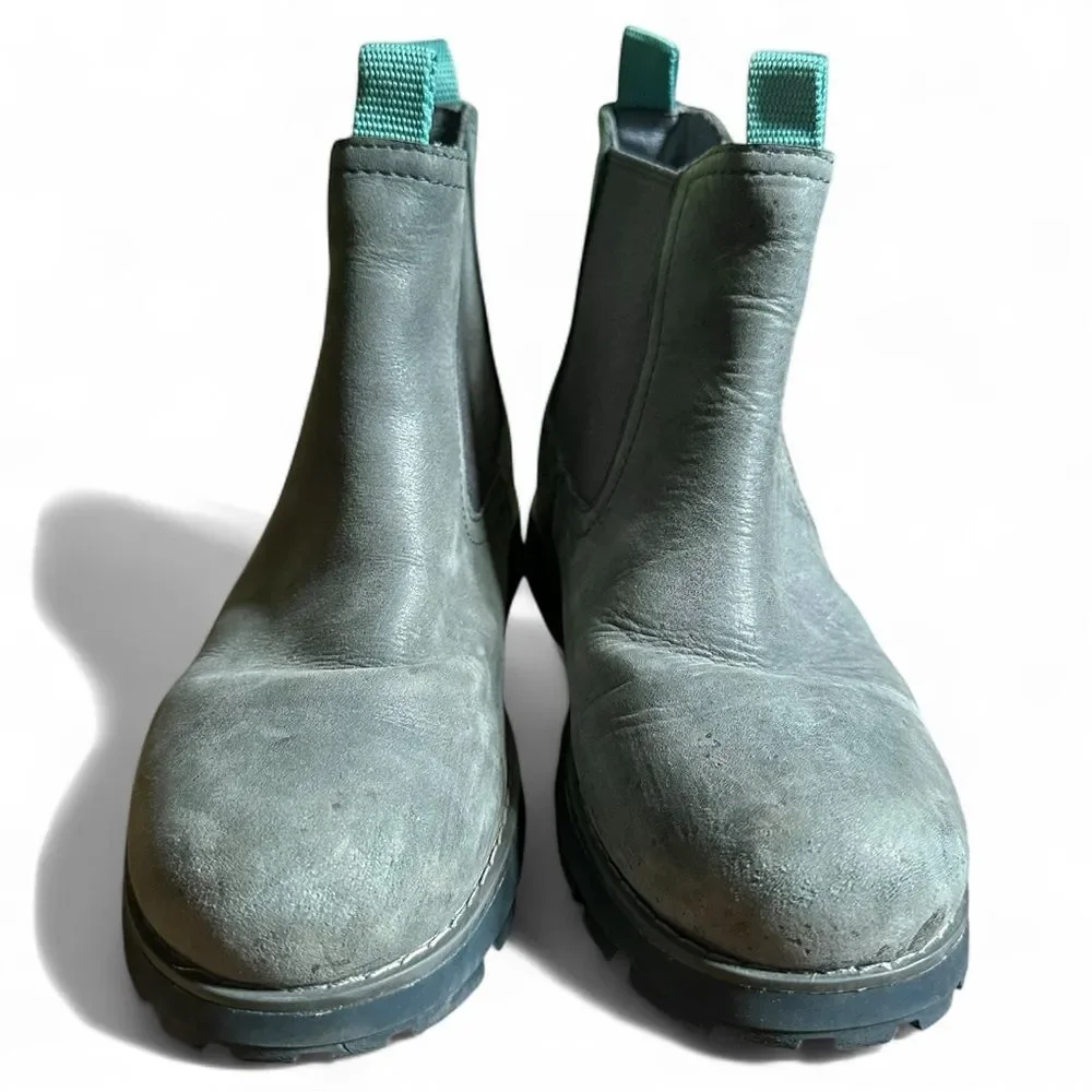 Camper Kids Gray Green Boots Size 31
